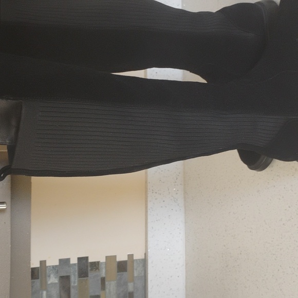 ANTONIO MELANI Black Over the Knee Boots Size 11 Women - Picture 5 of 10